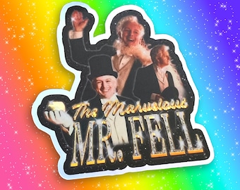 Good Omens | Aziraphale (The Marvelous Mr. Fell) | Matte Holographic Sticker