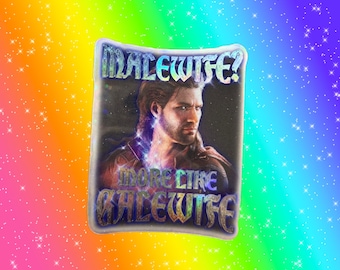 Gale Malewife | Baldur's Gate 3 | Holographic Sticker