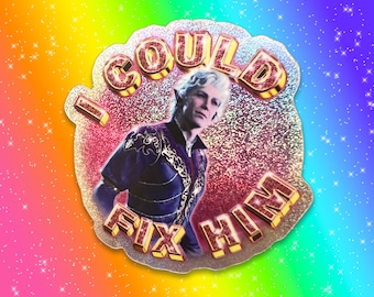 Astarion "I Could Fix Him" | Baldur's Gate 3 | Pixie Dust Glitter Sticker