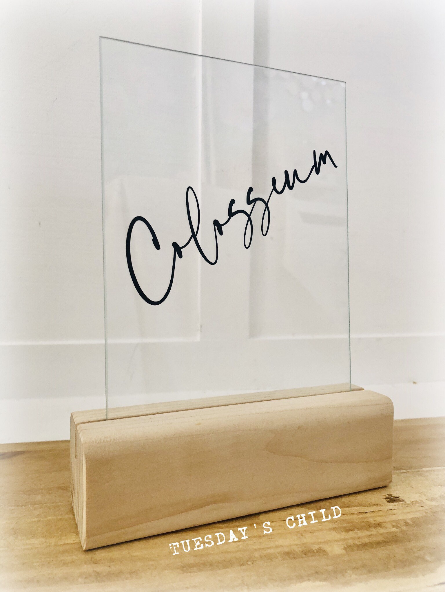 Table Number Decals Wedding Table Decoration Wedding Signs Etsy UK