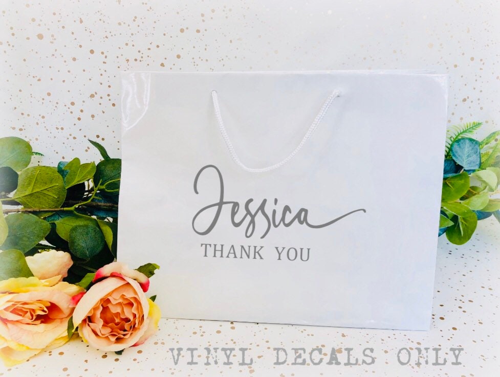 Gift Bag Decals Size MEDIUM 15cm Wide Party Bag Stickers Etsy