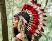 Masque d'oiseau en plumes noires et blanches - Masques/Masques Animaux