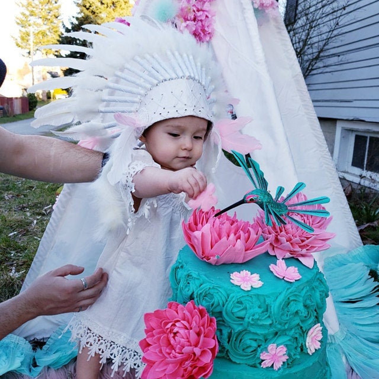 Baby 9 To 18 Month 47cm 18 5inch Indian Headdress Replica Made Etsy