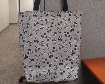 Handmade Mouse bag, interfaced and gusseted. Very strong bag