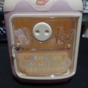 Kawaii multifunctional storage office container, for pens, washi tape, etc.., so cute!  Includes one Handmade Pen!