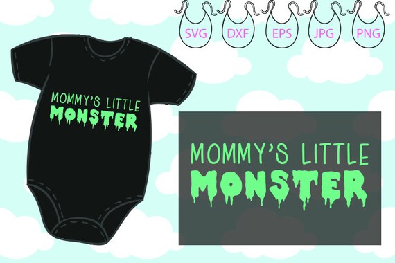 mommy's little monster onesie
