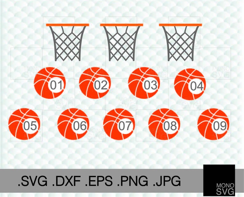Download Basketball Svg Basketball Number Basketball Vector Etsy