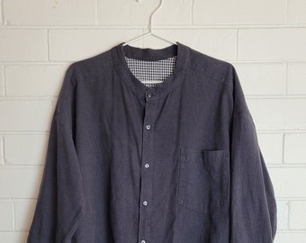 Cornell Shirt Muster - schwarz baumwolle