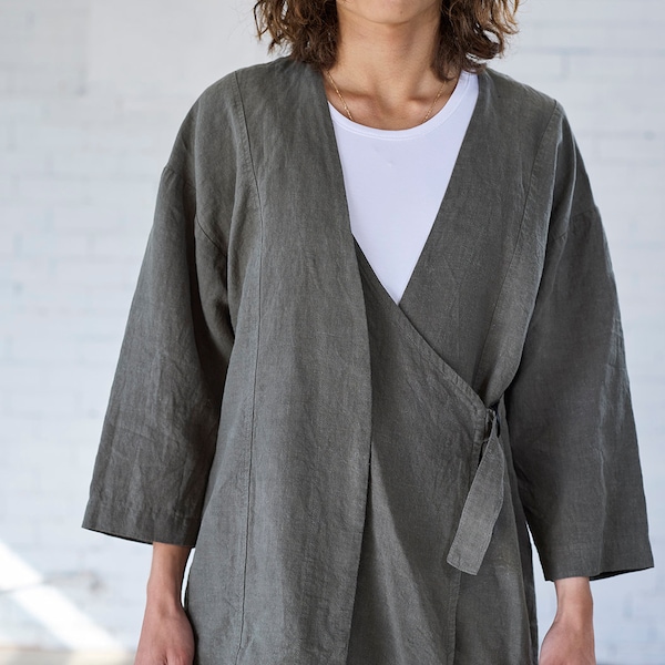 Solberg Jacket - Garment Sample in Washed Linen