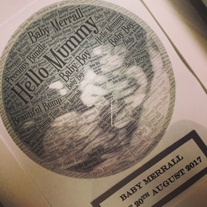 Baby Scan Memory Frame