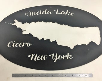 Oneida Lake Metal Wall Art