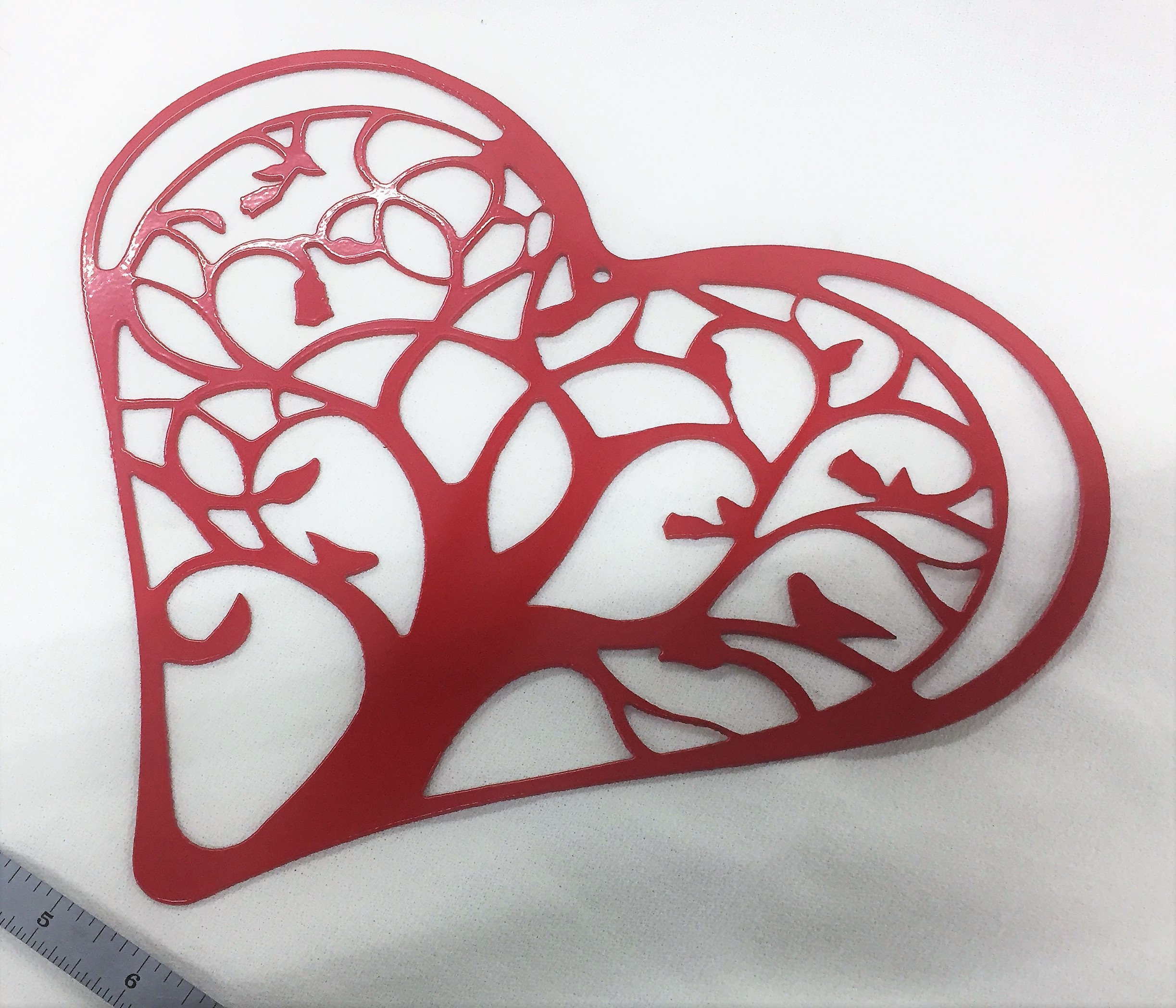 Heart Tree Wall Art Etsy