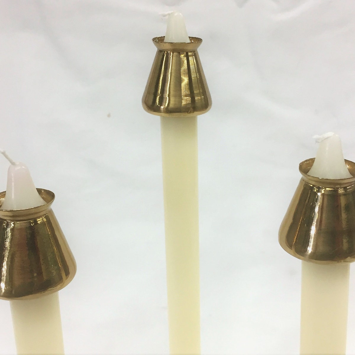7/8" Brass Candle Follower (Set of 2)