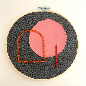 Abstract Embroidery Hoop