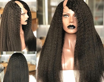 U part wig Human Hair U-Part wigs  kinky straight style women wigs for women Upart wigs free shipping