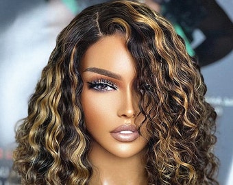 Parrucche Anteriori In Pizzo Ricci Di Capelli Ricci Corti, Londa Di Acqua Profonda Del Malese Virgin Bob Tagliata Da 104,1 € | DHgate - Foto 5