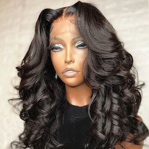 Cheap T-Part lace hair wig Human Hair wig 13x6 t part wigs loose wave style women wigs for Ameircan black women hair wigs lace wigs