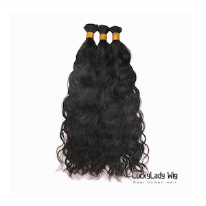  Deep Wave Bulk Human Hair Braiding Hair For Boho Braids  Human Hair For Braiding 100% Unprocessed Brazilian Virgin Hair No Weft For Braids  Micro Braiding Hair Human Hair Wet And