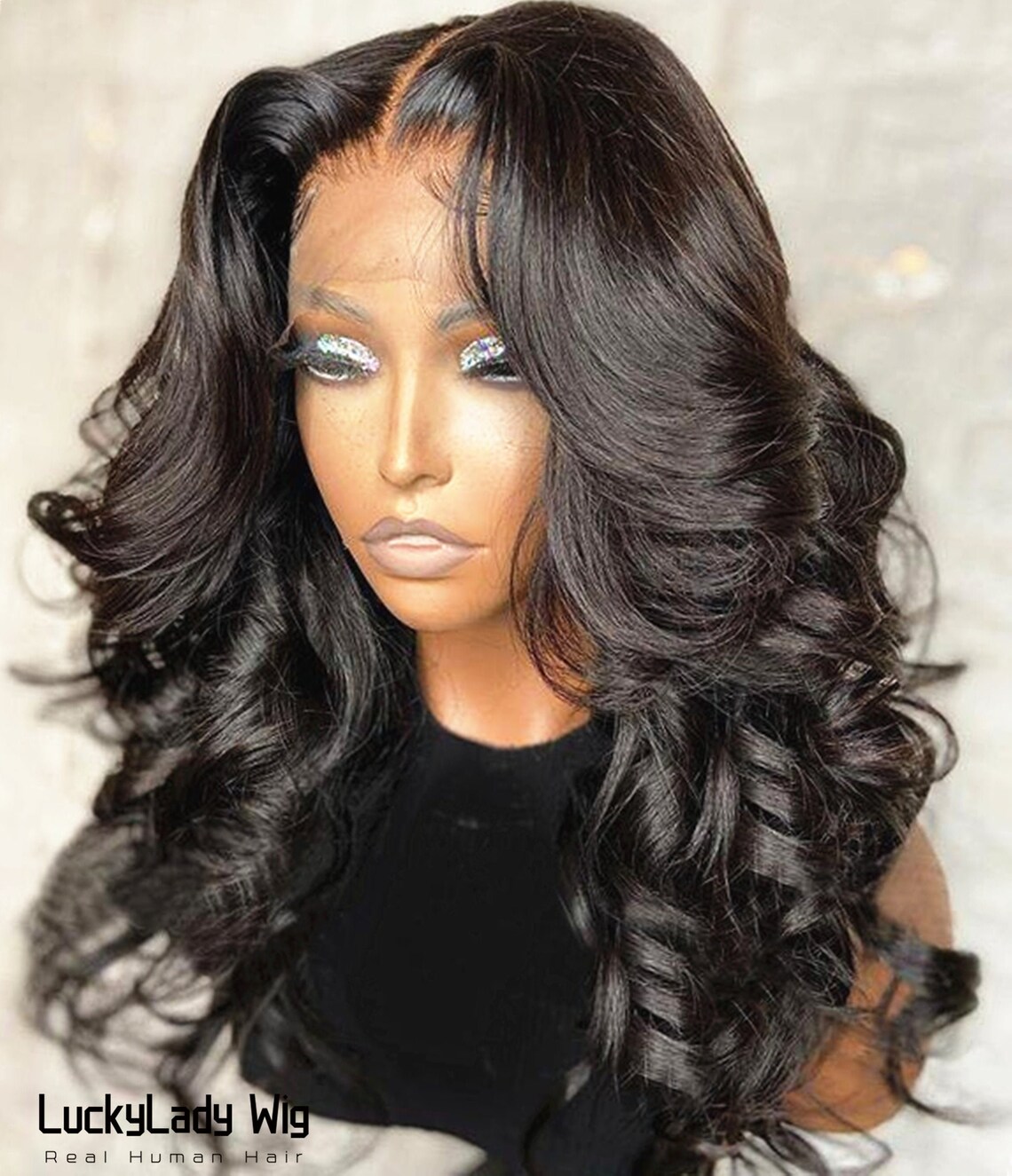 Frontal 13x4 Lace Loose Wave Hair Wigs Prelucked Hair Human Hair Wig ...