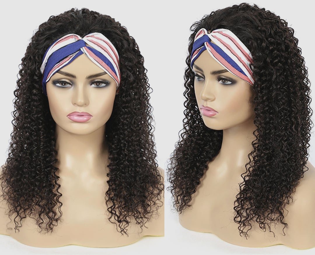 Easy Wear Popular Head Band Wig Human Hair Wigs Cheap Headband Etsy