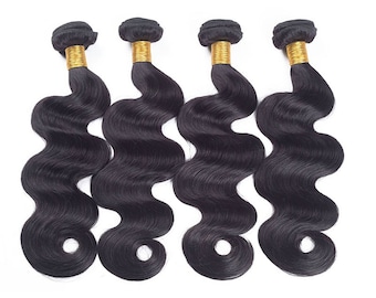BLACK FRIDAY SALES-3PCS remy human hair extensions brazilian hair weaving unprocessed human hair weft virgin hair human hair bundles