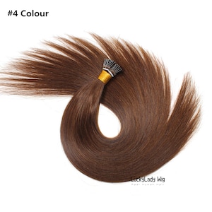 I tip hair extensions top quality 100% human hair straight real human hair extensions 100-160strands/bundle remy hair I tip hair extensions