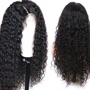 Popular Deep Curly hair wigs frontal 13x4 lace wigs prelucked hair human hair wig 13x6 front lace bleached knots glueless wig for women