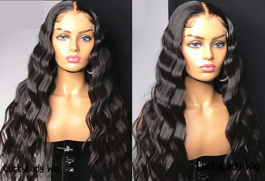 Body Wave 13x4 Lace Front Wigs Human Hair for Black Women Brazilian Vrigin ＿並行輸入品 - 3