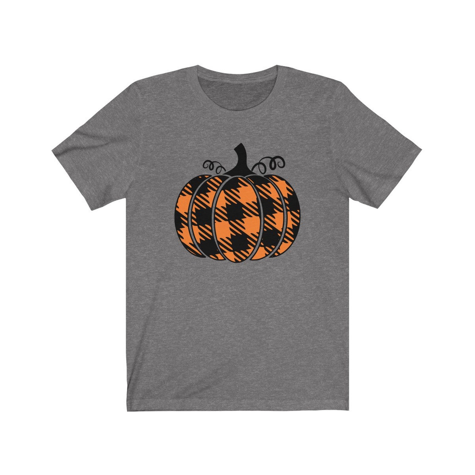 Fall Shirtsplaid Pumpkin T-shirt Fall Pumpkin Shirt - Etsy