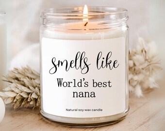 World's Best Nana Soy Candle – Grandmother Gift