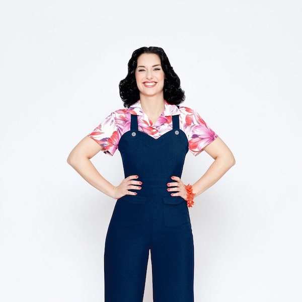 Overall "Annie", jumpsuit in vintage style