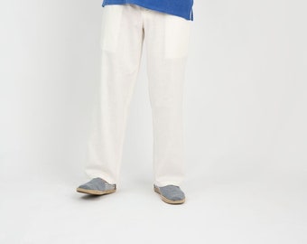 Trousers "Marcello" Chino in vintage style, linen trousers in 50s 60s 70s style