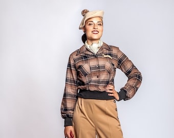 Chemise Gaucho « Lisa », chemisier, pull de style vintage