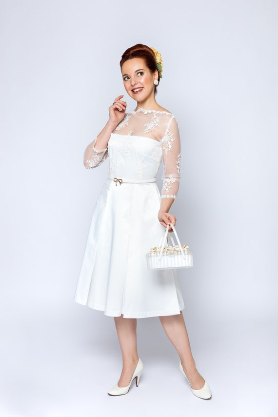orange and white dress Rachel Allan RB2213 Long Bridal Gown Simple Wedding Dress main image 0