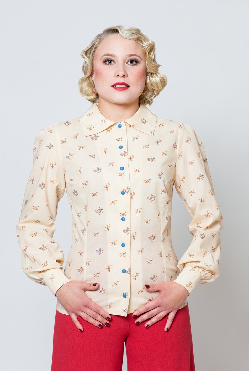 Bluse Everydays Darling, im Vintage Stil Bild 2