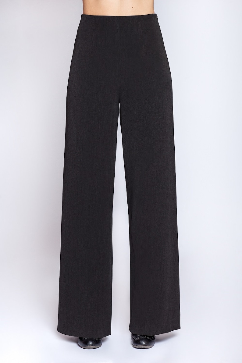 Pants Boogie, marlenepants, highwaist, vintage style Black