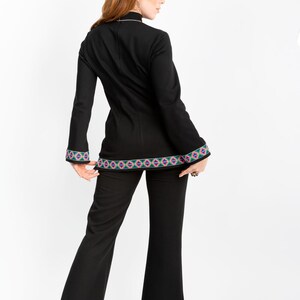 Pants Chloe high waist flared trousers in vintage style, 1960s, 1970s, 1990s style image 3