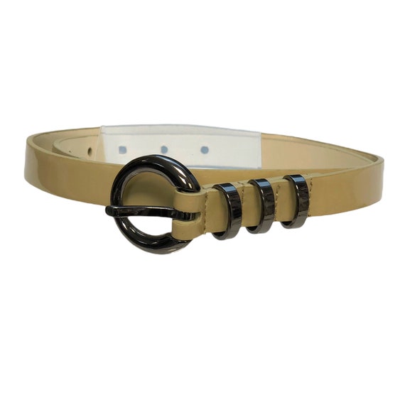 Belt “geometric”, Patent Belt, Waist Belt in Vintage Style  display picture 3
