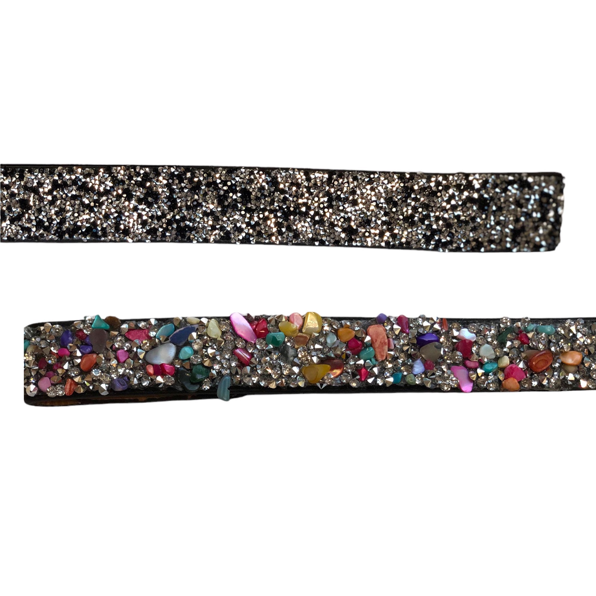 1 Yard Bügelborte Mit Strass & Perlen - Für Gürtel, Kleider, Brautmode, DIY Glitzer-Applikation