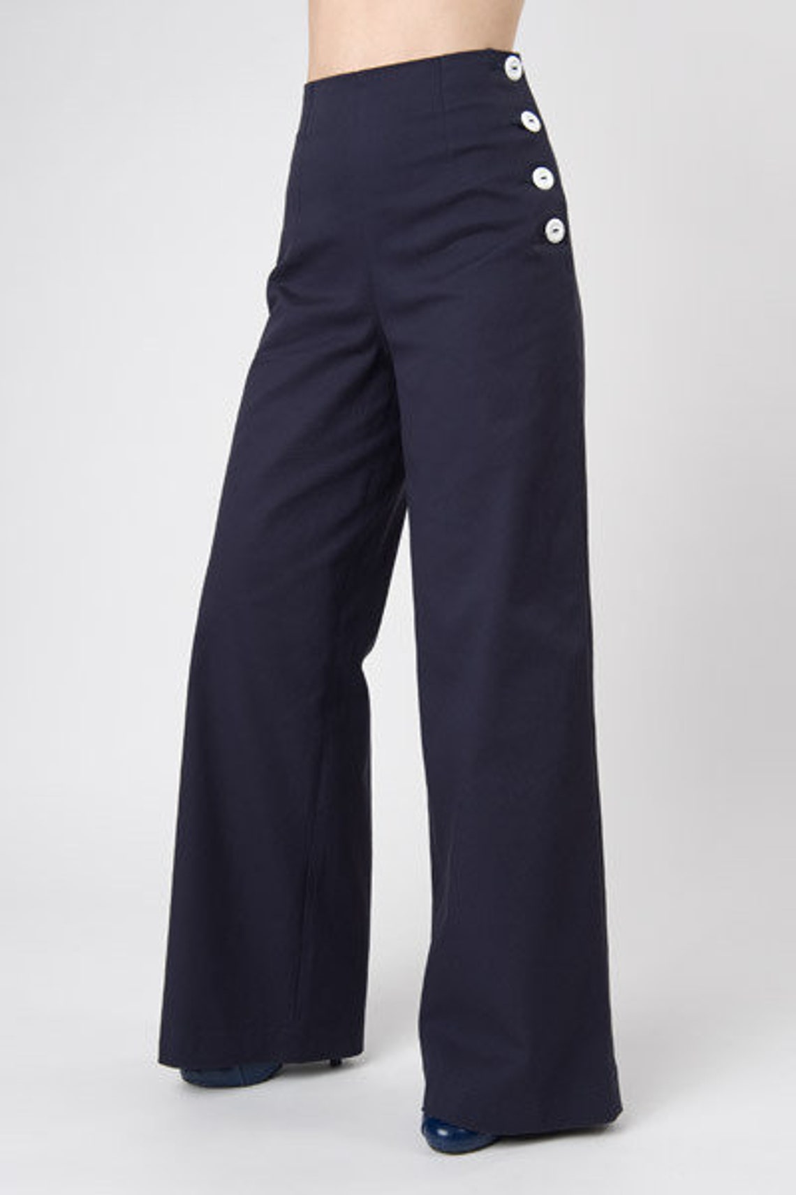 Pants sailor Boogie Marlenepants in Vintage | Etsy