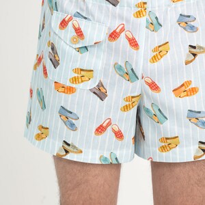 Shorts Sailing Beach shorts in vintage style, Cabana Set 1950s style image 3