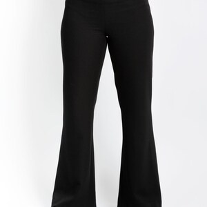 Pants Chloe high waist flared trousers in vintage style, 1960s, 1970s, 1990s style image 5