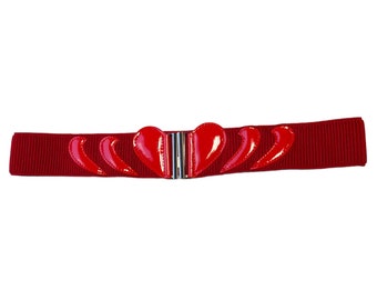 Belt "Heart", stretch belt