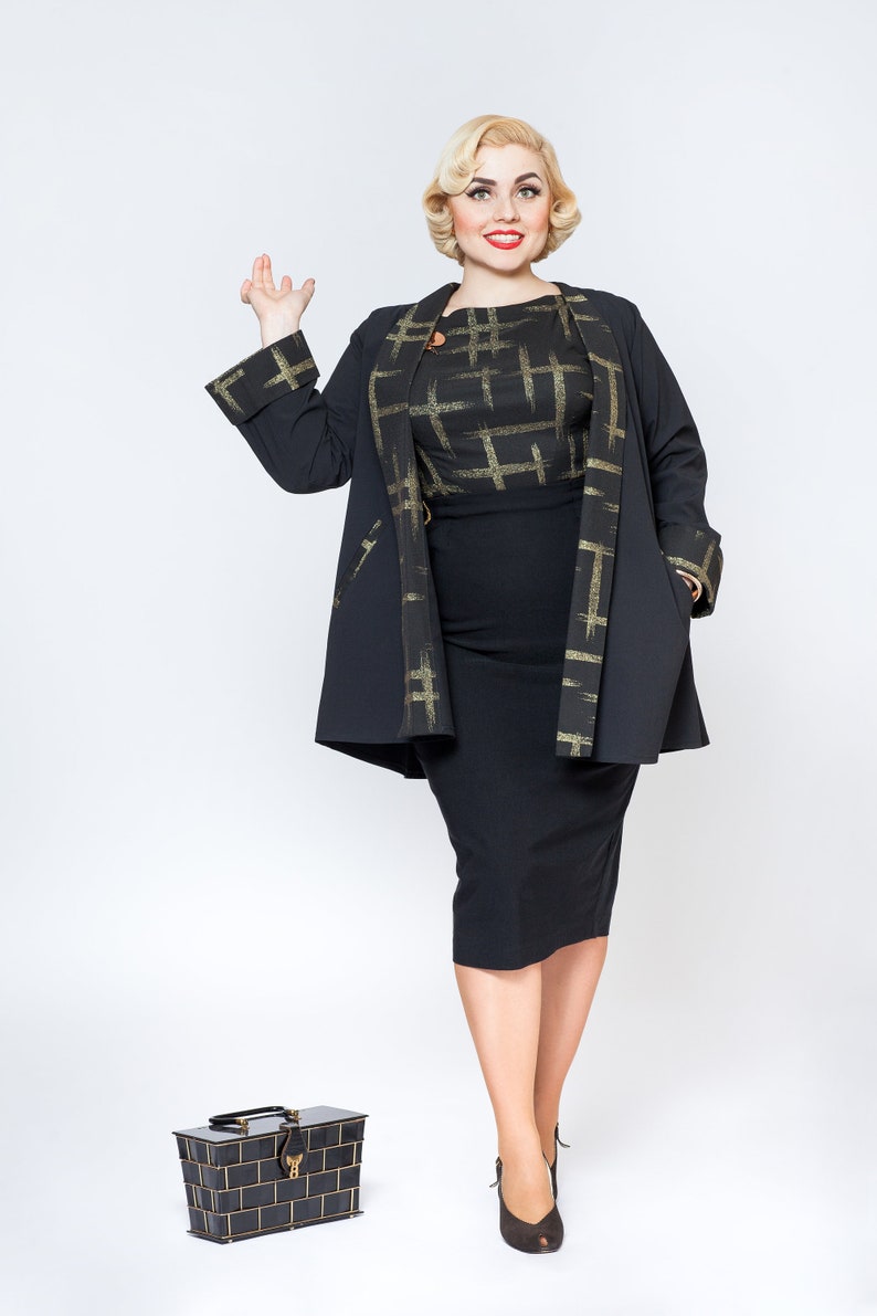 Coat Lucky 50s style in vintage style image 1