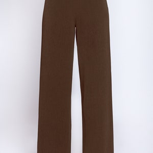 Pants Boogie, marlenepants, highwaist, vintage style Brown