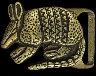 armadillo belt buckle