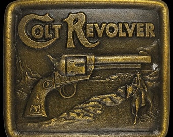 colt revolvers belt buckle tiffany