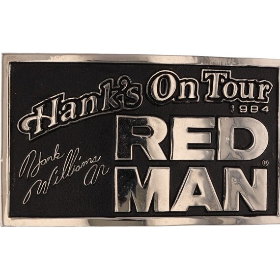 New Hank Williams Jr Bocephus Country Music Fan Western NOS Vintage Belt Buckle Tour Outlaw Red Man Chewing Tobacco Dip Memorabilia Cowboy Etsy