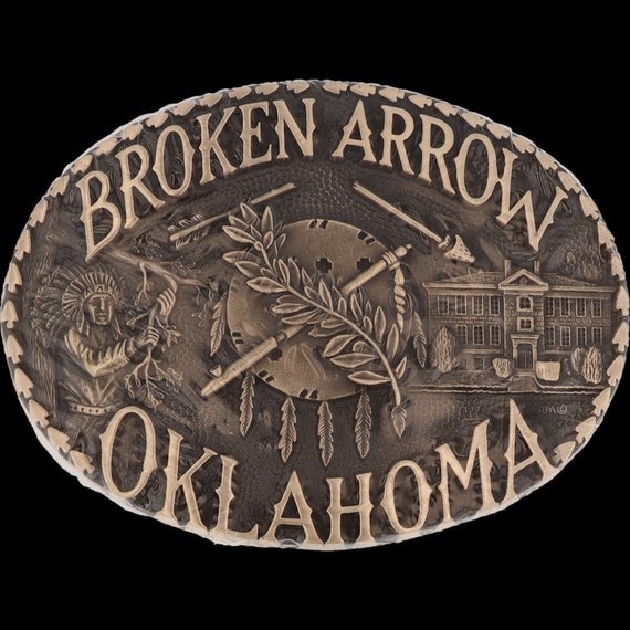 New Brass Broken Arrow Oklahoma Native American P… - image 3