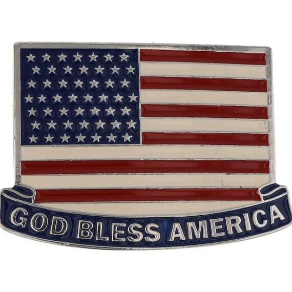 God Bless America American Flag Patriotic Christian Nos  display picture 1